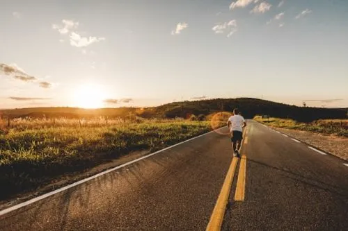 Running training image