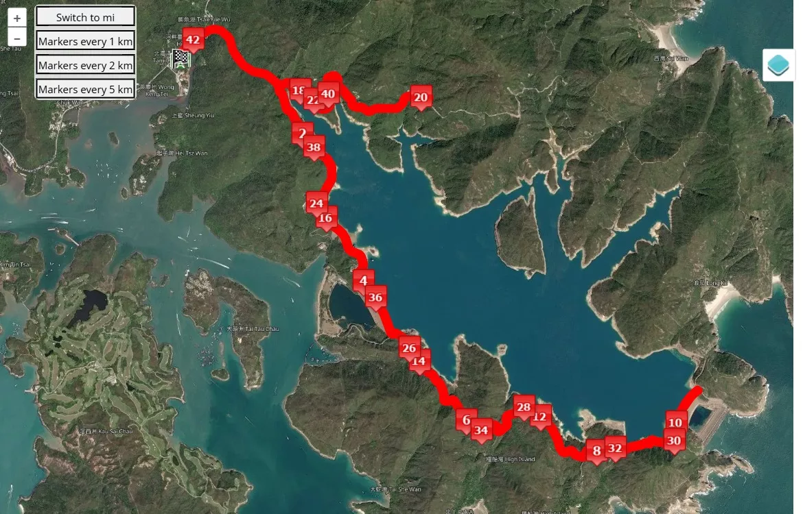 China Coast Marathon & Half Marathon 2025 Marathon course